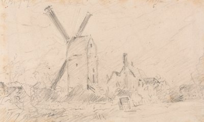 Landscape with Windmill by John Constable